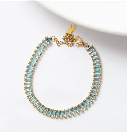 Aquamarine / Seafoam Blue Tint Bracelet